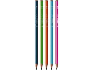 Μολύβι γραφίτη Stabilo Trio 369 HB σε διάφορα χρώματα